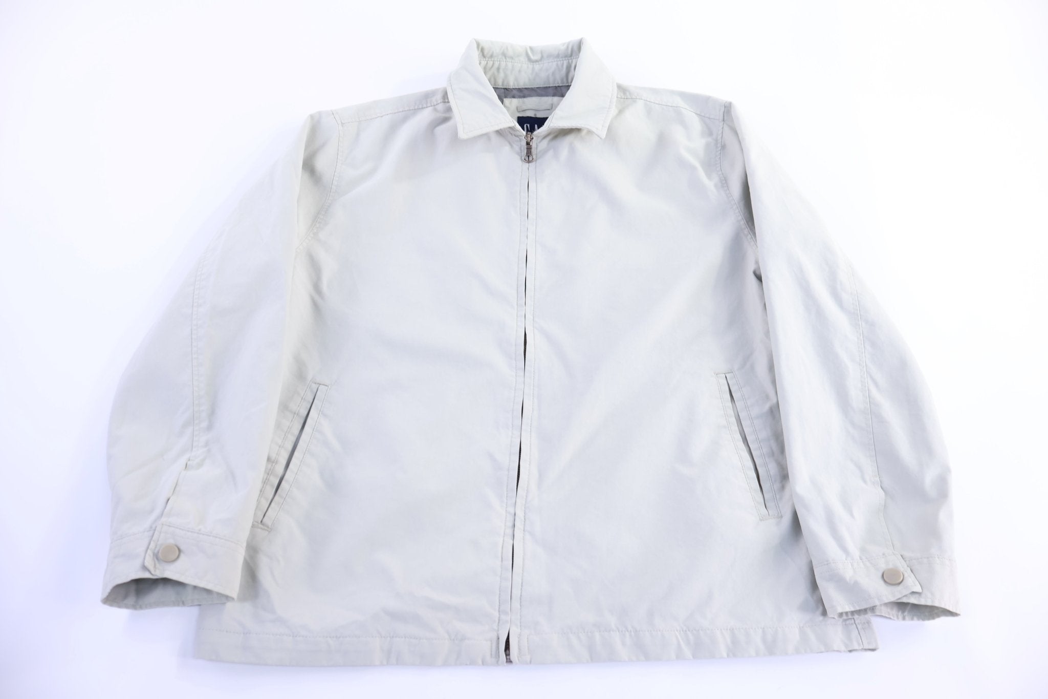 GAP Full Zip Grey Jacket - Jacket - Thrifted Threads