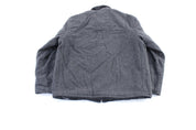 Gap Grey Wool Zip Up Jacket - ThriftedThreads.com