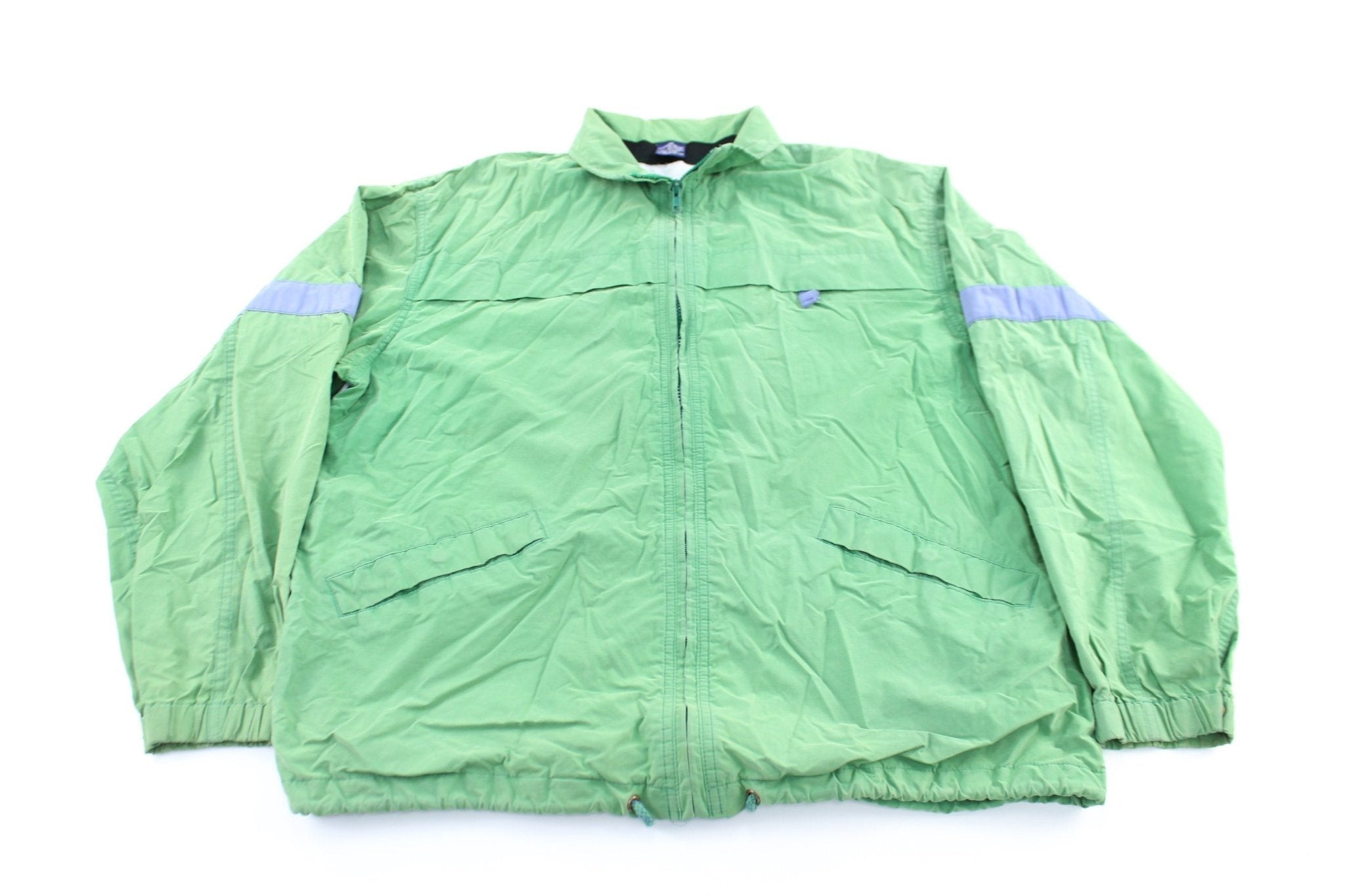 Gap International Sailing Style Green & Blue Zip Up Jacket - Jackets - Thrifted Threads