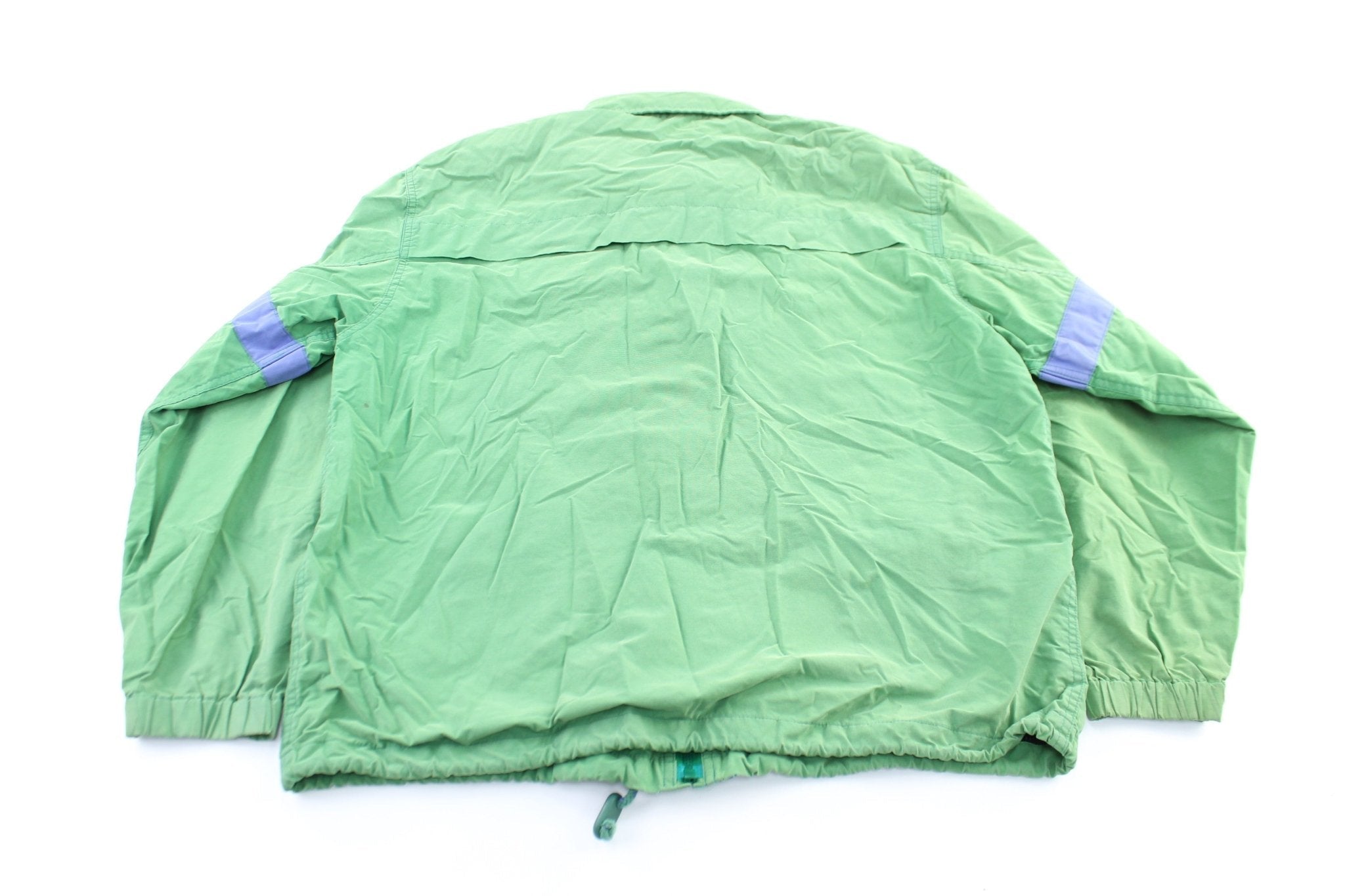 Gap International Sailing Style Green & Blue Zip Up Jacket - Jackets - Thrifted Threads