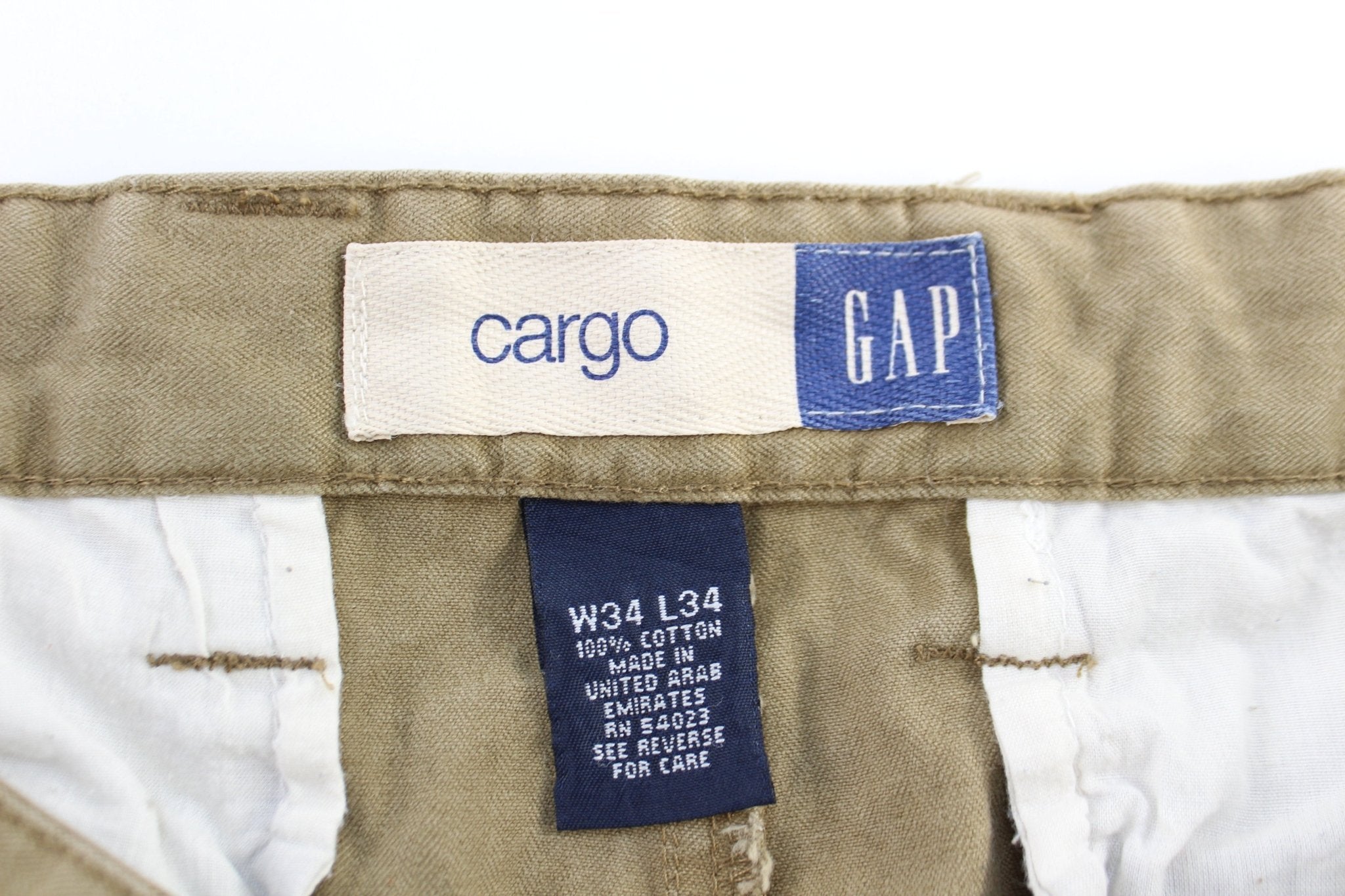 Gap Khaki Cargo Pants - ThriftedThreads.com