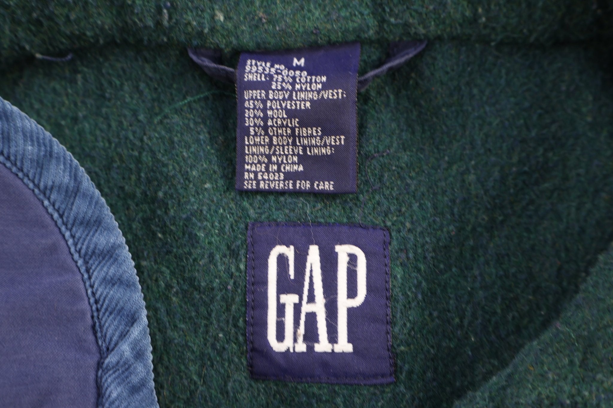 GAP Navy Blue Full Zip Jacket - Jacket - Thrifted Threads