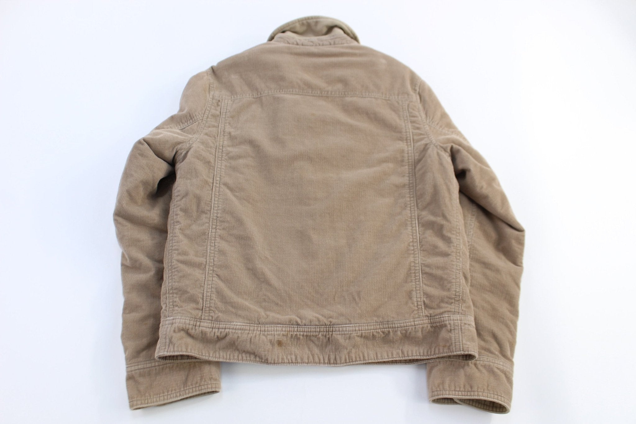 GAP Tan Corduroy Full Zip Jacket - jacket - Thrifted Threads