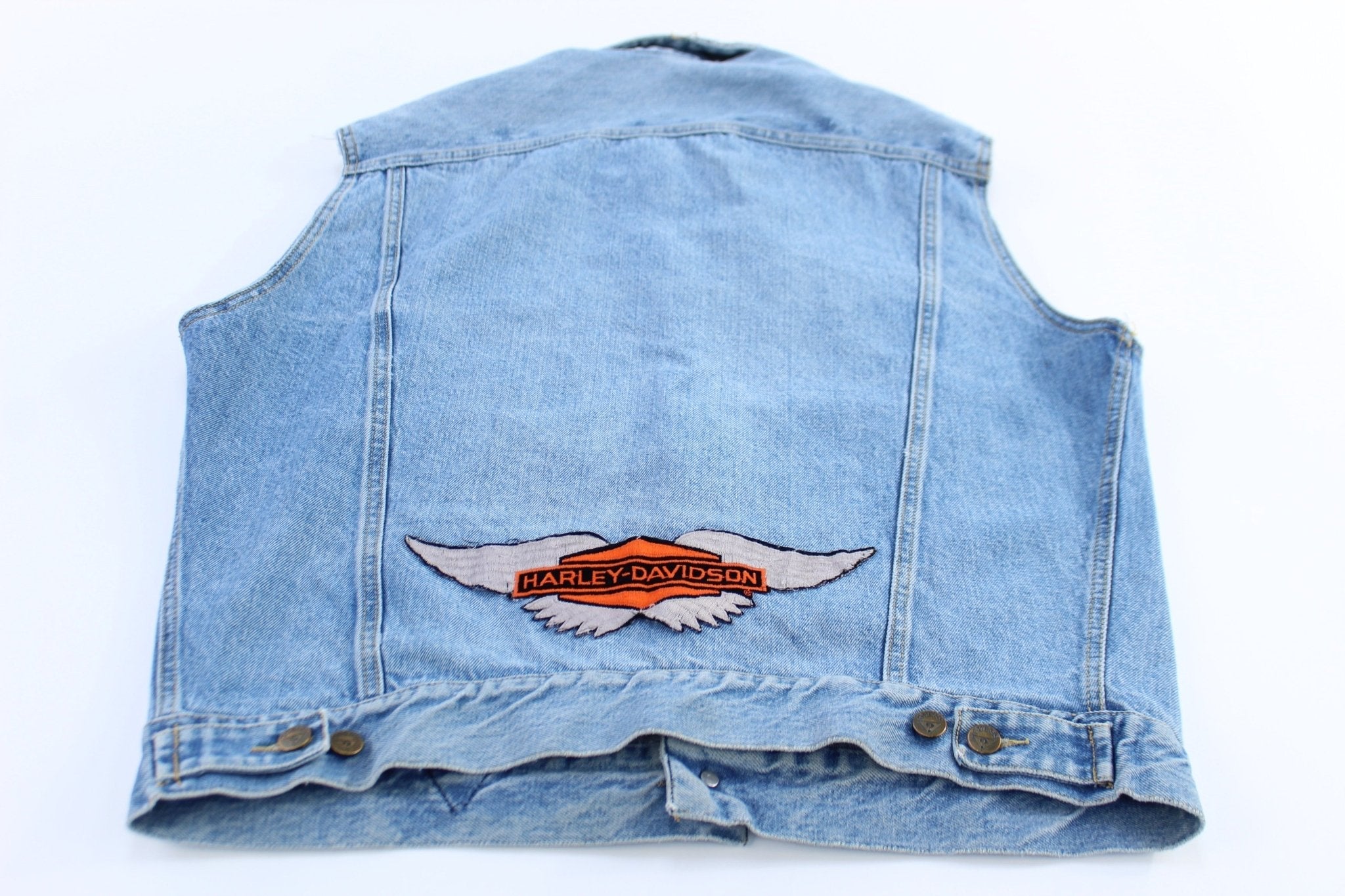 Georges Marciano by Guess Denim Button Down Vest - Vest - Thrifted Threads