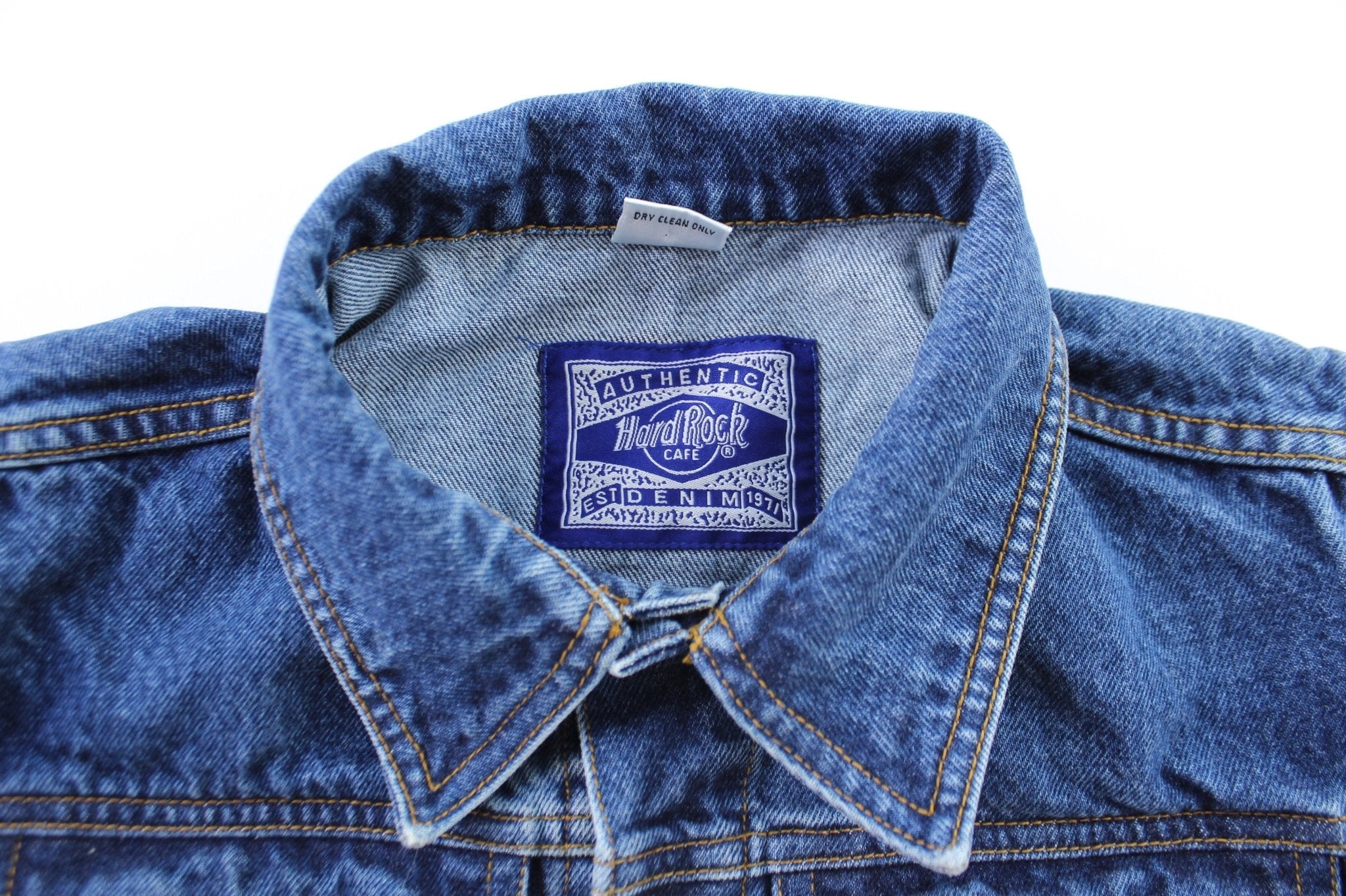 Girl's Hard Rock Cafe Embroidered New Orleans Denim Jacket - Jacket - Thrifted Threads