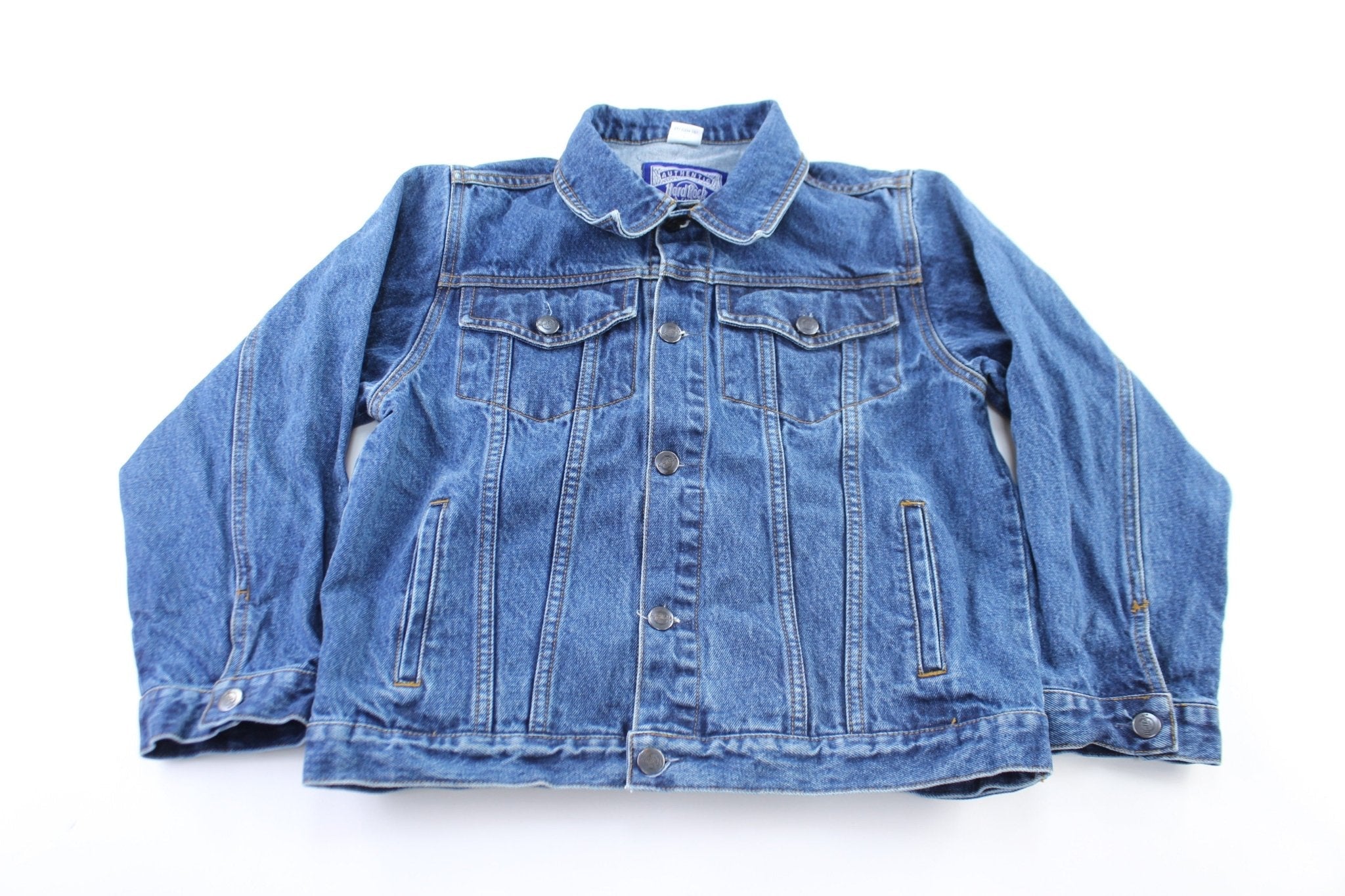 Girl's Hard Rock Cafe Embroidered New Orleans Denim Jacket - Jacket - Thrifted Threads