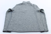 Girls Patagonia Logo Patch Grey Better Sweater - ThriftedThreads.com
