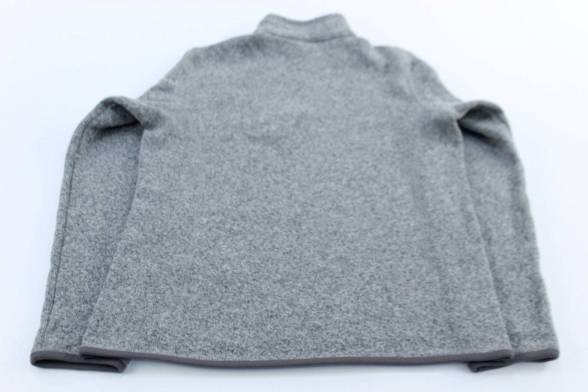 Girls Patagonia Logo Patch Grey Better Sweater - ThriftedThreads.com