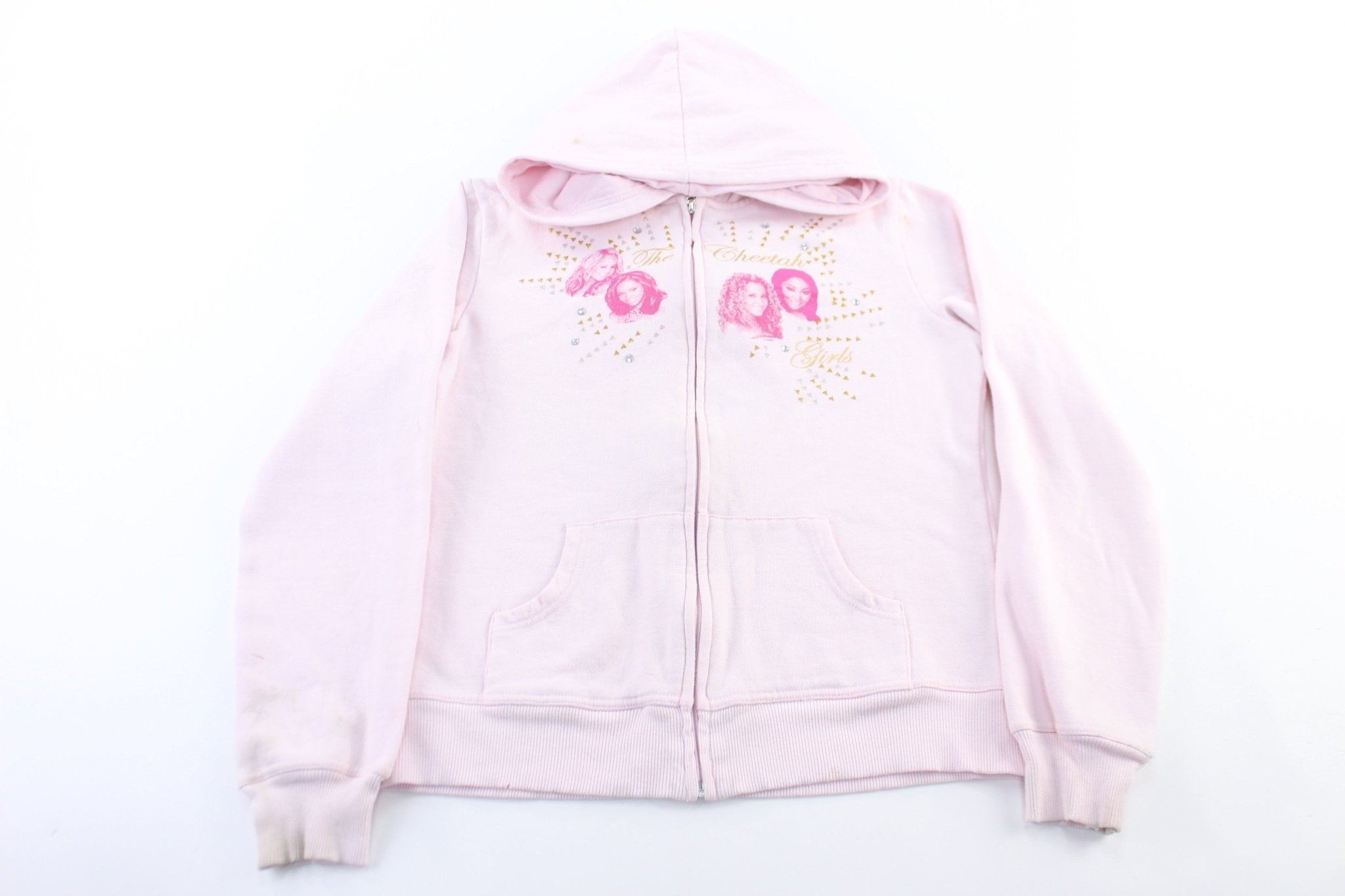 Girls The Cheetah Girls Pink Zip Up Jacket - ThriftedThreads.com