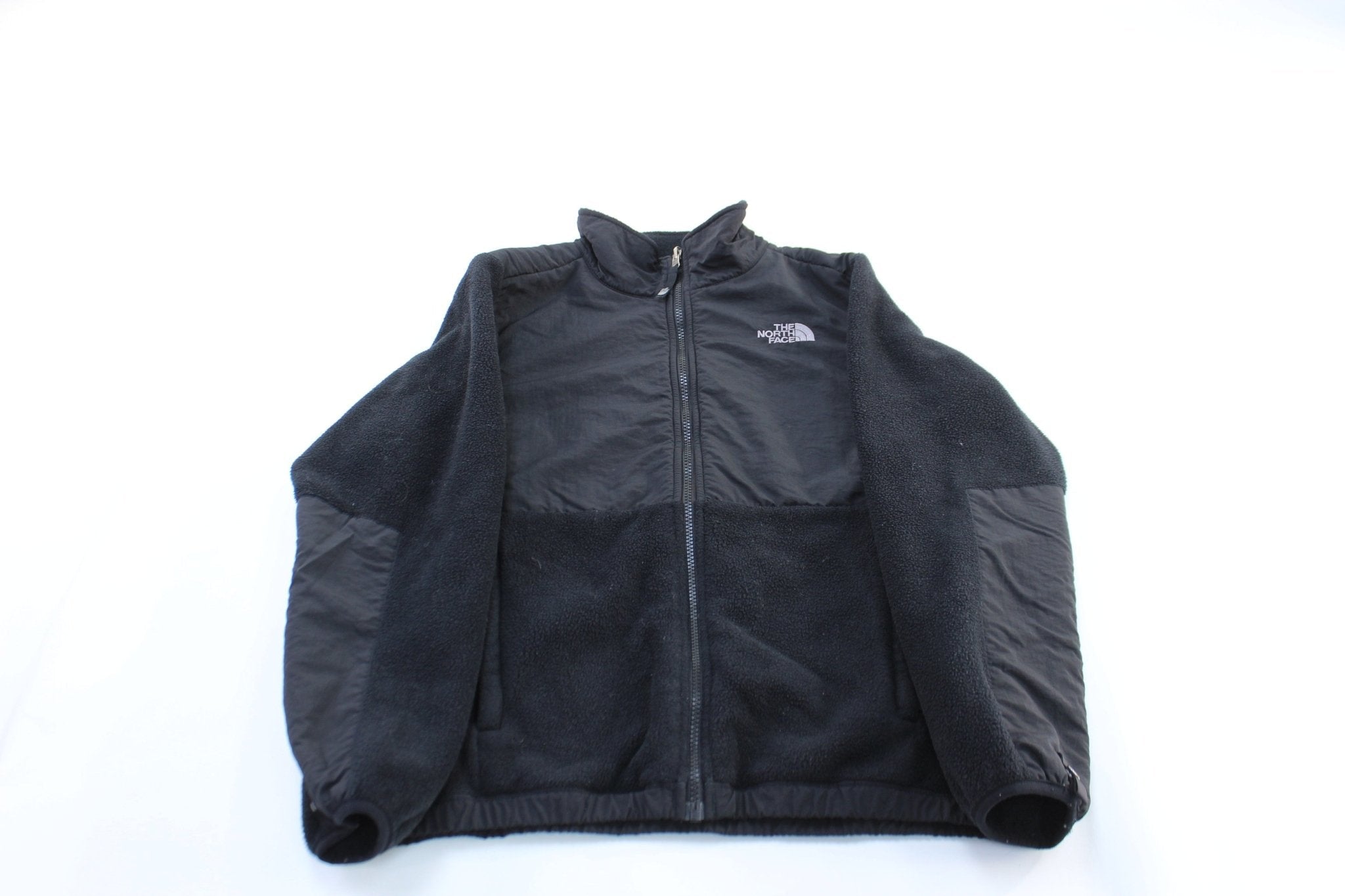 Girls The North Face Embroidered Logo Black Denali Jacket - Jacket - Thrifted Threads