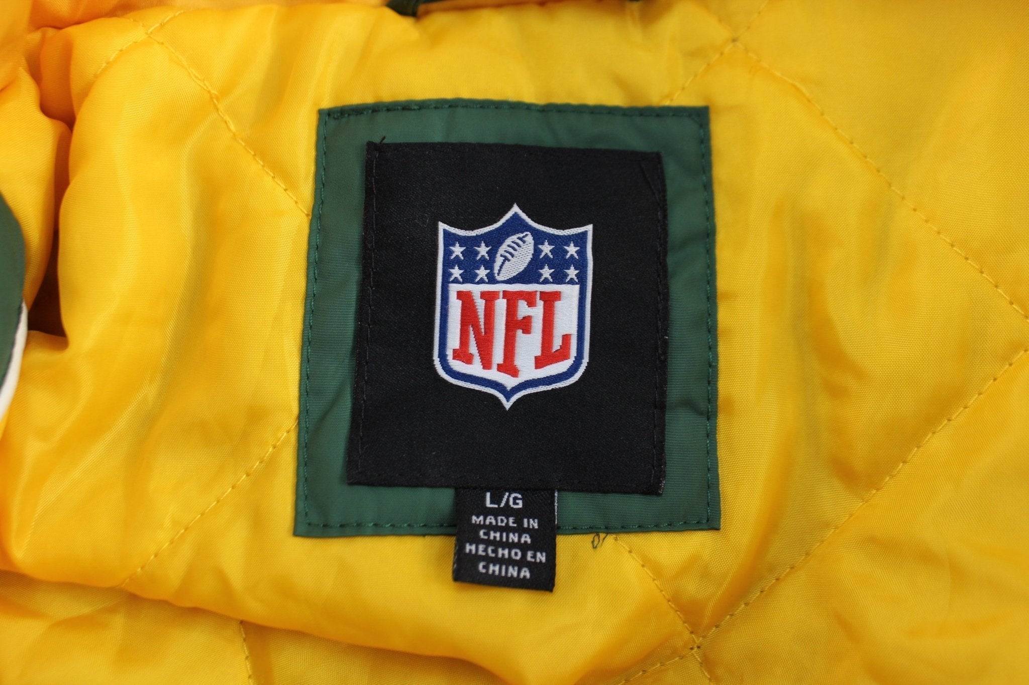 Green Bay Packers Football Embroidered Zip Up Jacket - Jackets - Thrifted Threads