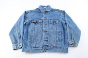 Hard Rock Cafe Boston Embroidered Denim Jacket - Jackets - Thrifted Threads