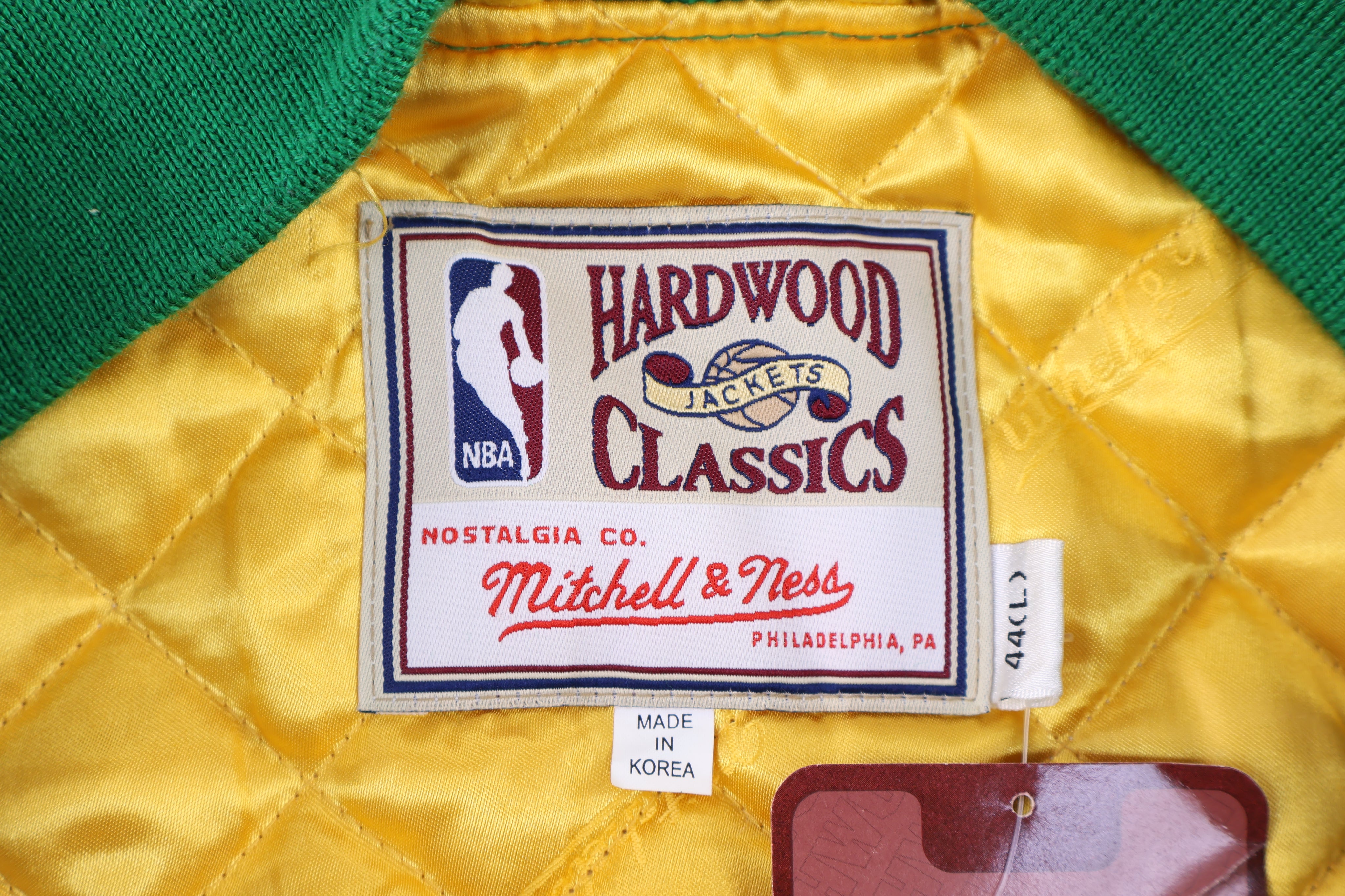 Hardwood Classics Boston Celtics Bomber Jacket - Jacket - Thrifted Threads