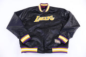 Hardwood Classics Los Angeles Basketball Bomber Jacket - Jacket - Thrifted Threads