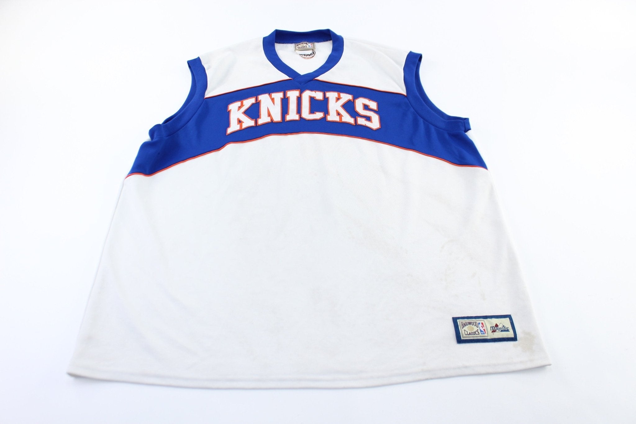 Hardwood Classics New York Knicks Basketball Jersey - ThriftedThreads.com