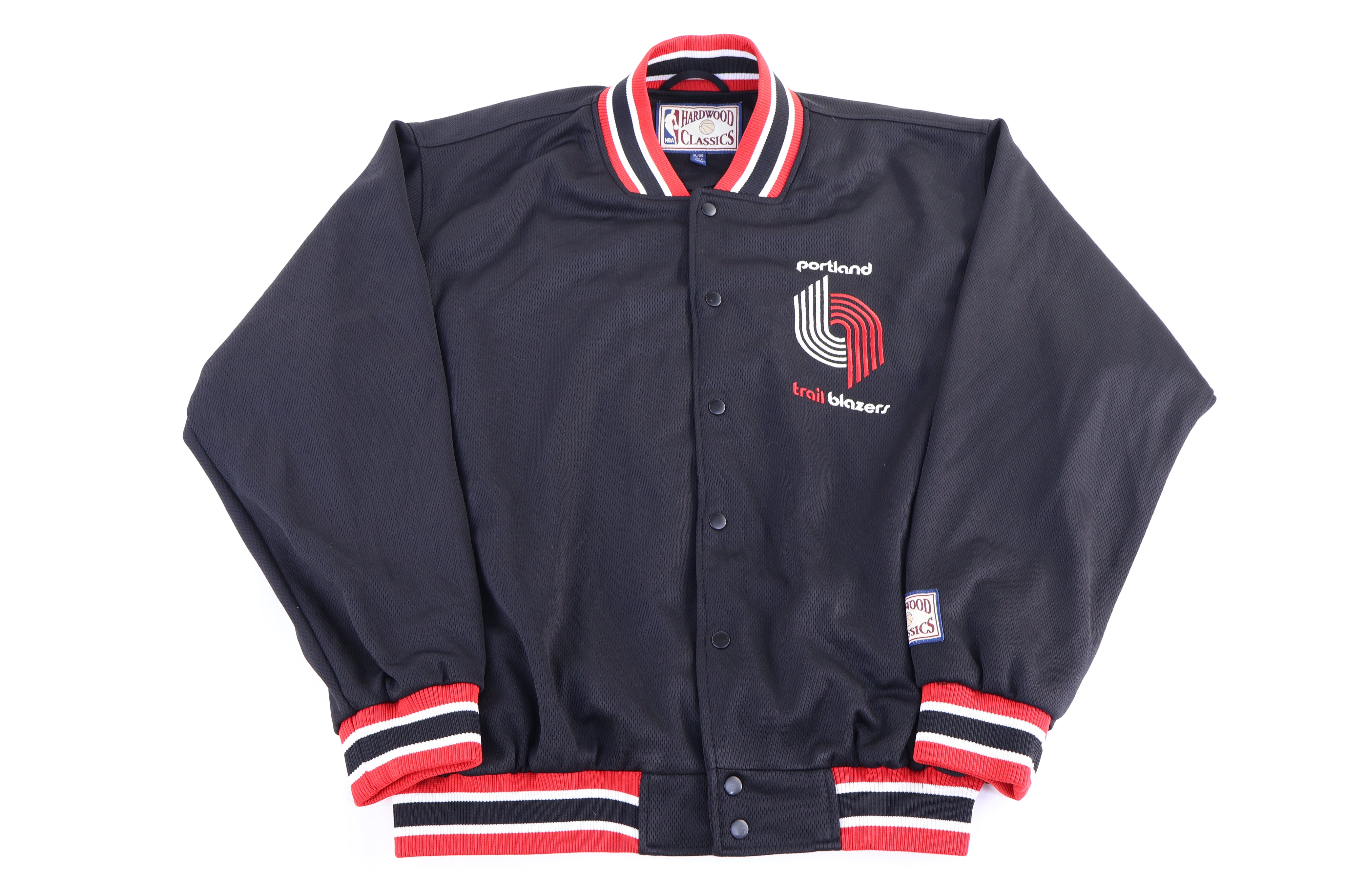 Hardwood Classics Portland Trail Blazers Basketball Bomber Jacket - Jacket - Thrifted Threads