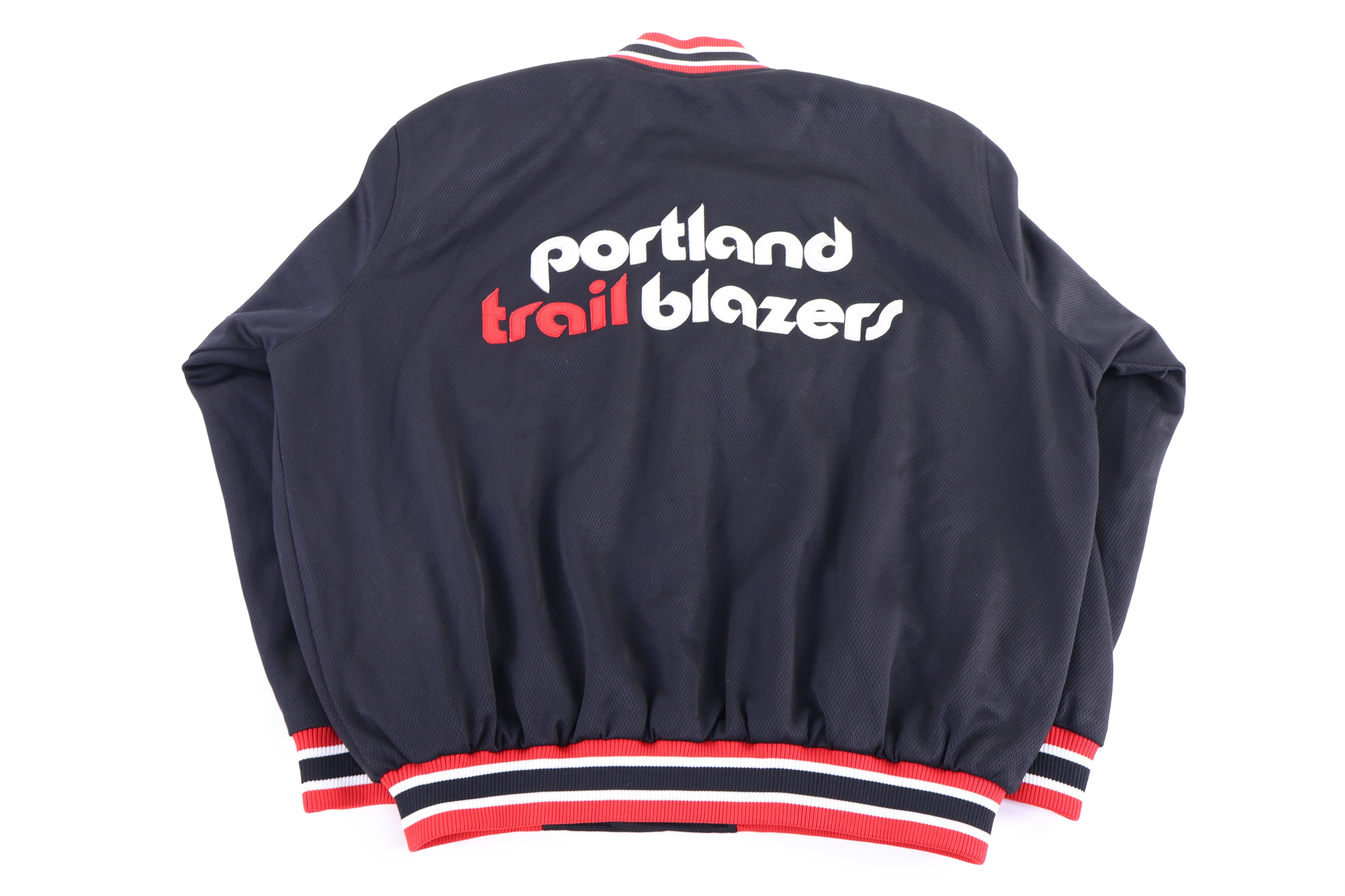 Hardwood Classics Portland Trail Blazers Basketball Bomber Jacket - Jacket - Thrifted Threads
