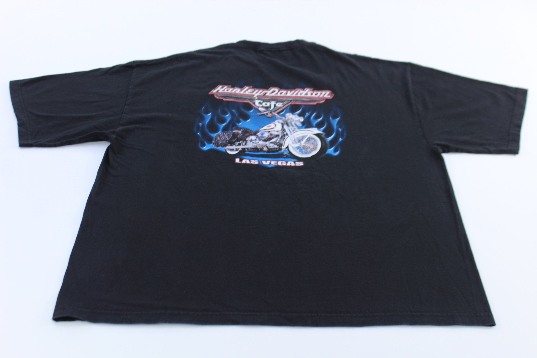 Harley Davidson Cafe Las Vegas. Nevada Graphic T-Shirt - ThriftedThreads.com