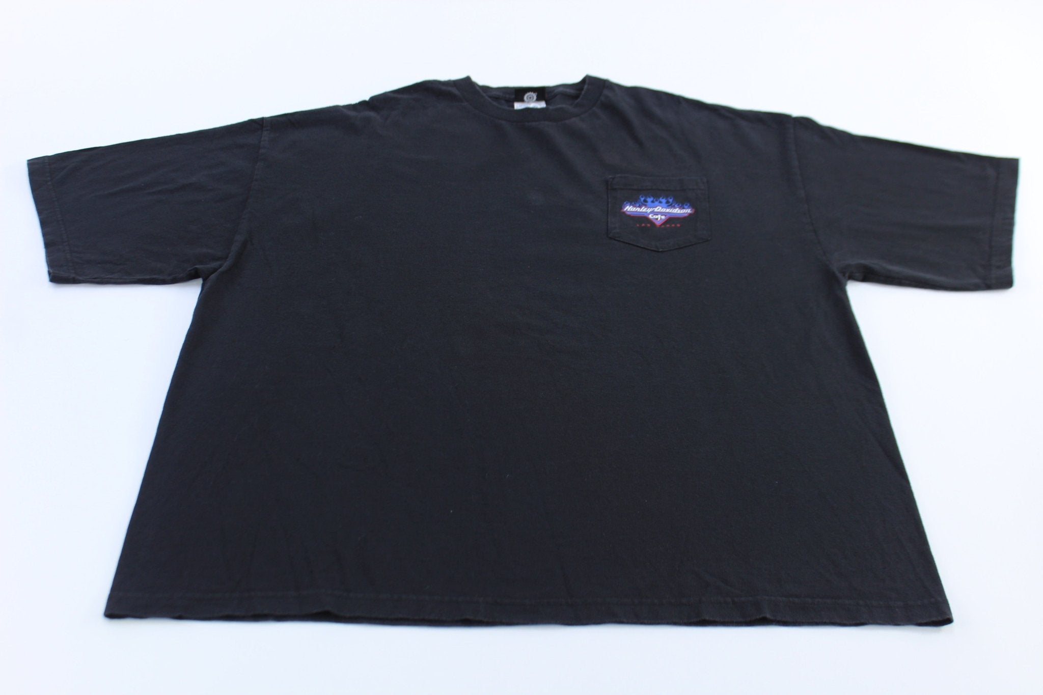 Harley Davidson Cafe Las Vegas. Nevada Graphic T-Shirt - ThriftedThreads.com
