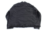 Harley Davidson Motorcycle Black Denim Jacket - Jacket - Thrifted Threads