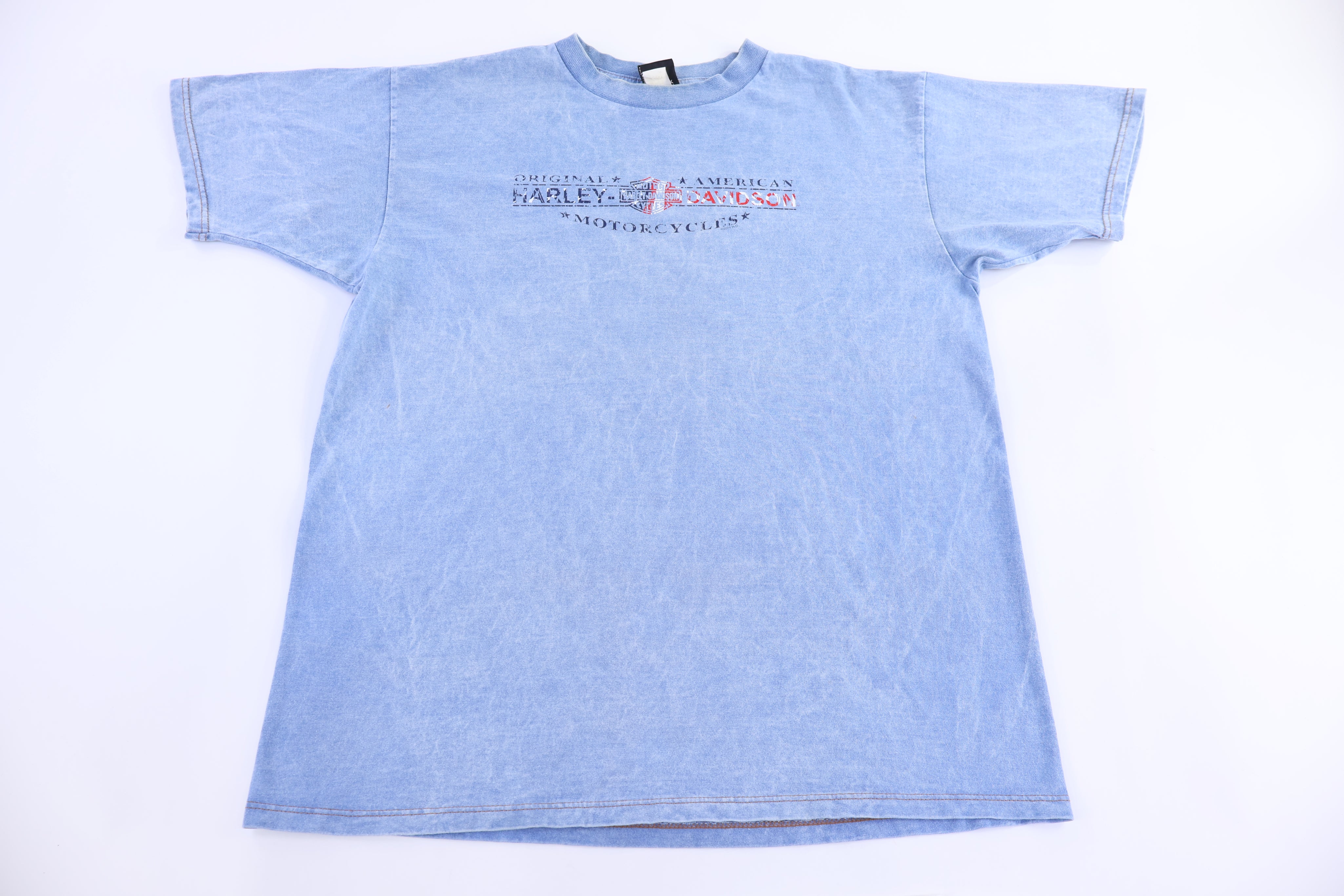Harley Davidson Motorcycles Alaska T-shirt - Shirts & Tops - Thrifted Threads