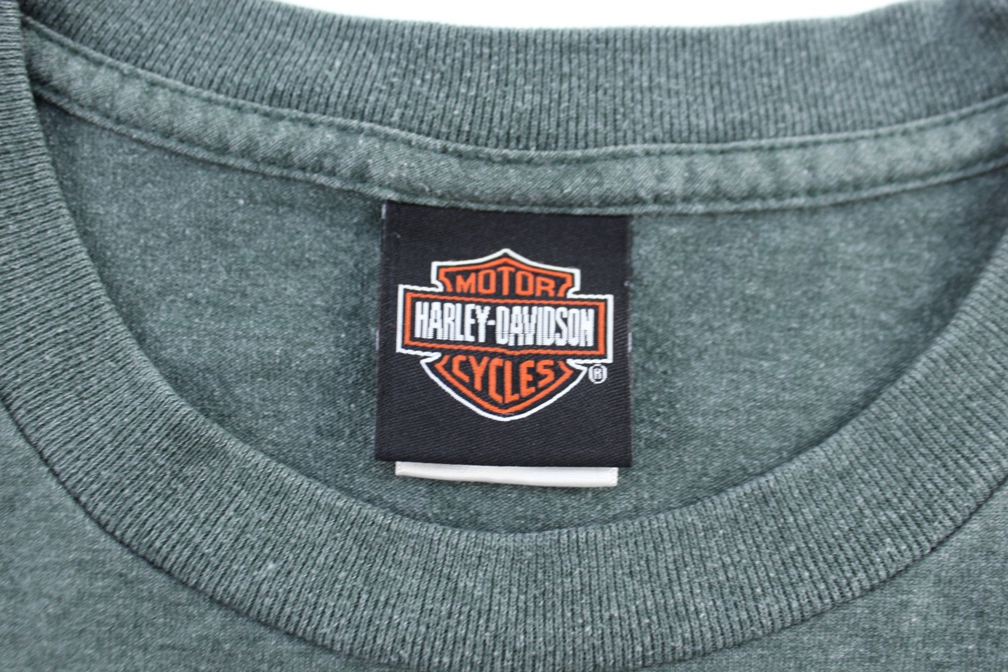 Harley Davidson Motorcycles Alberta, Canada T-Shirt - ThriftedThreads.com