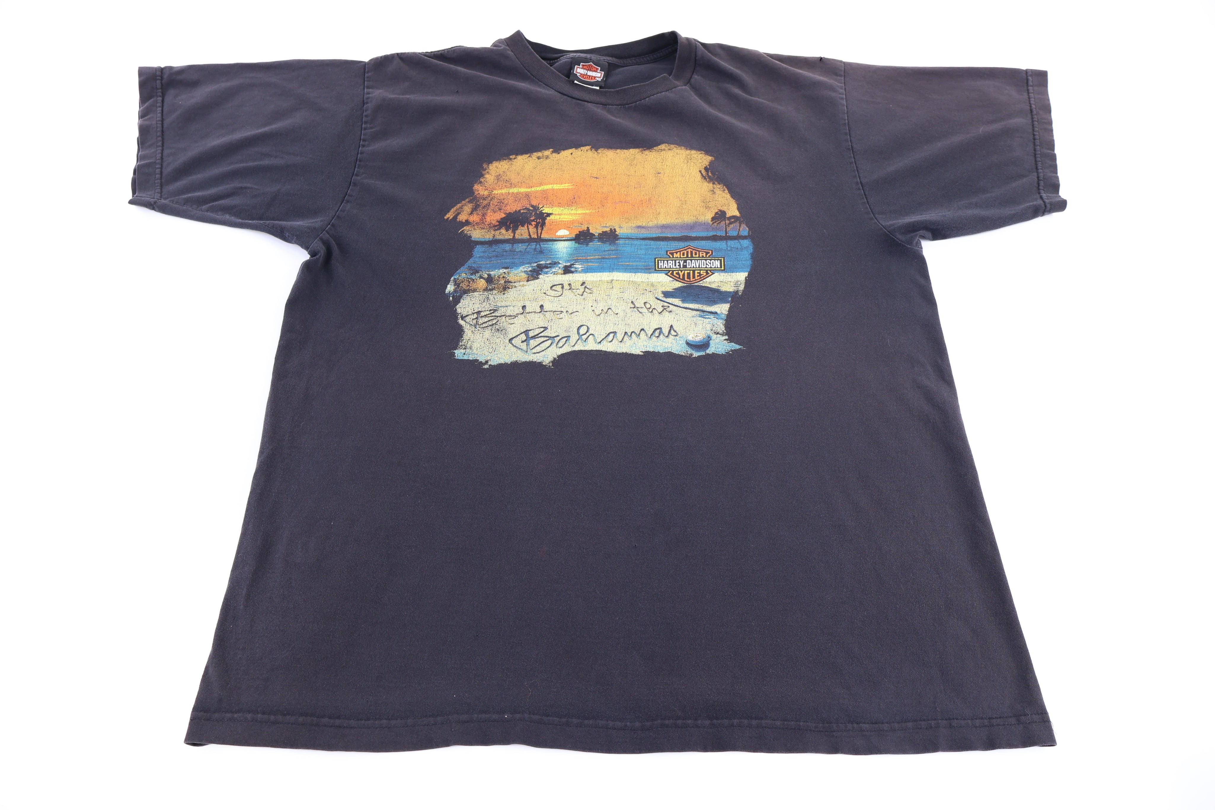 Harley Davidson Motorcycles Bahamas T-shirt - Shirts & Tops - Thrifted Threads