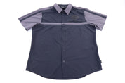 Harley Davidson Motorcycles Black & Grey Button Down - Button Up - Thrifted Threads