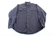 Harley Davidson Motorcycles Black LS Button Down - ThriftedThreads.com