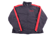 Harley Davidson Motorcycles Black & Red Full Zip Jacket - Jacket - Thrifted Threads