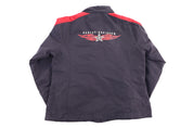 Harley Davidson Motorcycles Black & Red Full Zip Jacket - Jacket - Thrifted Threads