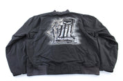 Harley Davidson Motorcycles Black Zip Up Jacket - ThriftedThreads.com