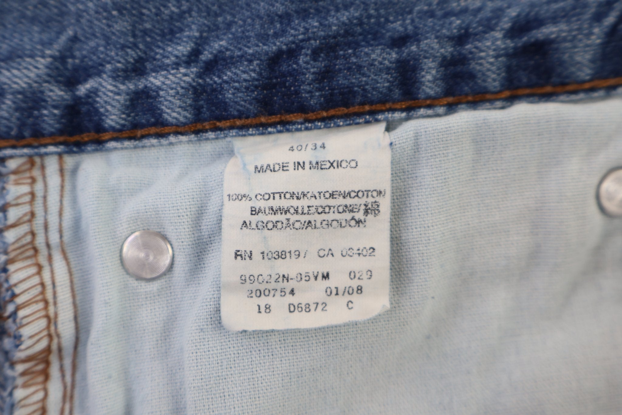 Harley Davidson Motorcycles Blue Denim Jeans - Pants - Thrifted Threads