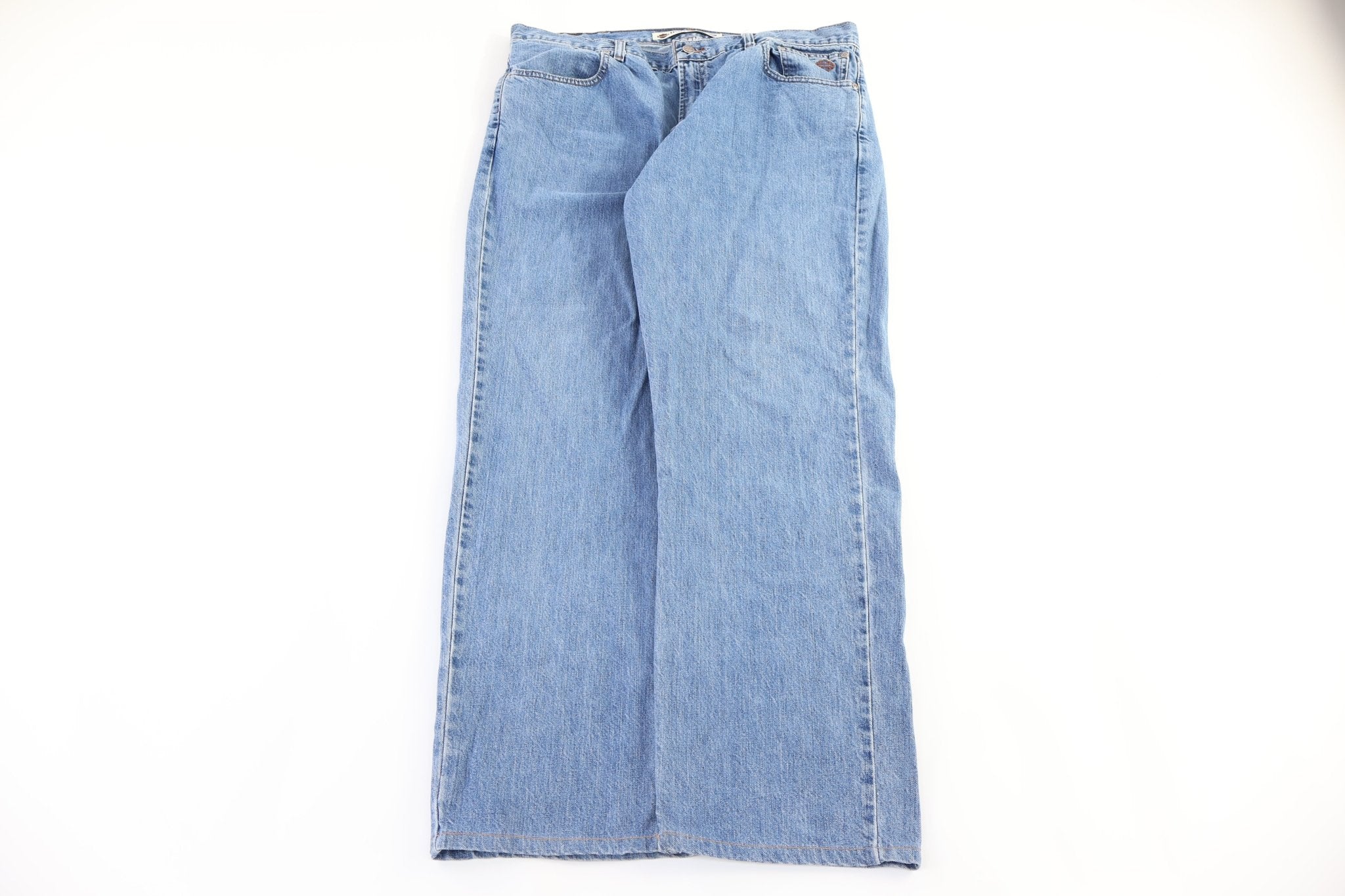 Harley Davidson Motorcycles Blue Denim Jeans - Pants - Thrifted Threads
