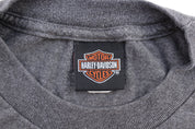Harley Davidson Motorcycles Bozeman, Montana Striped LS T-Shirt - ThriftedThreads.com