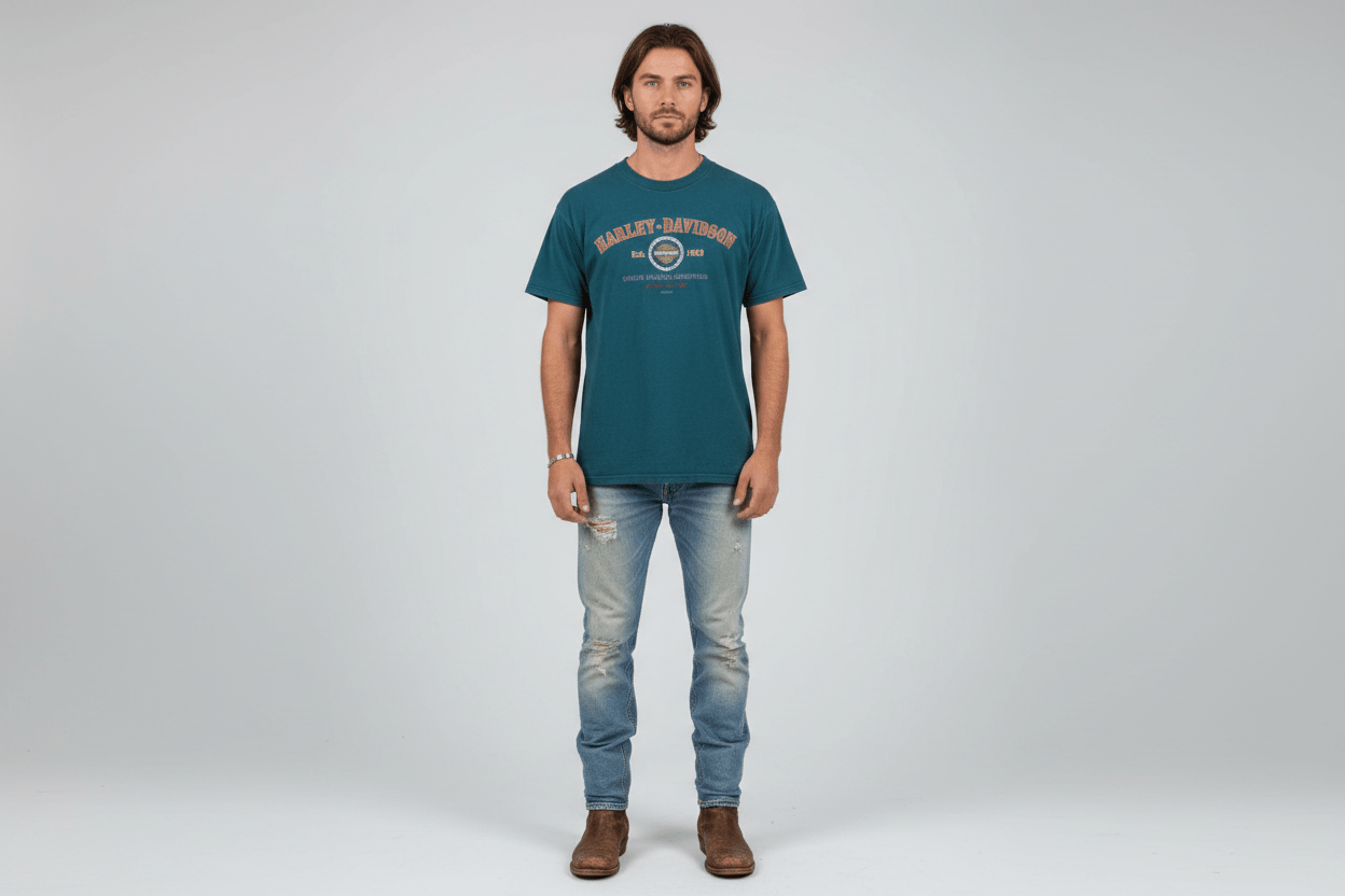 Harley Davidson Motorcycles Brandon T-shirt - ThriftedThreads.com
