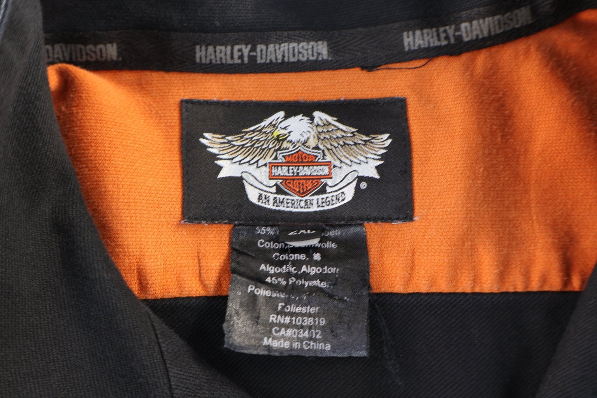 Harley Davidson Motorcycles Button Down - Button Ups/Downs - Thrifted Threads