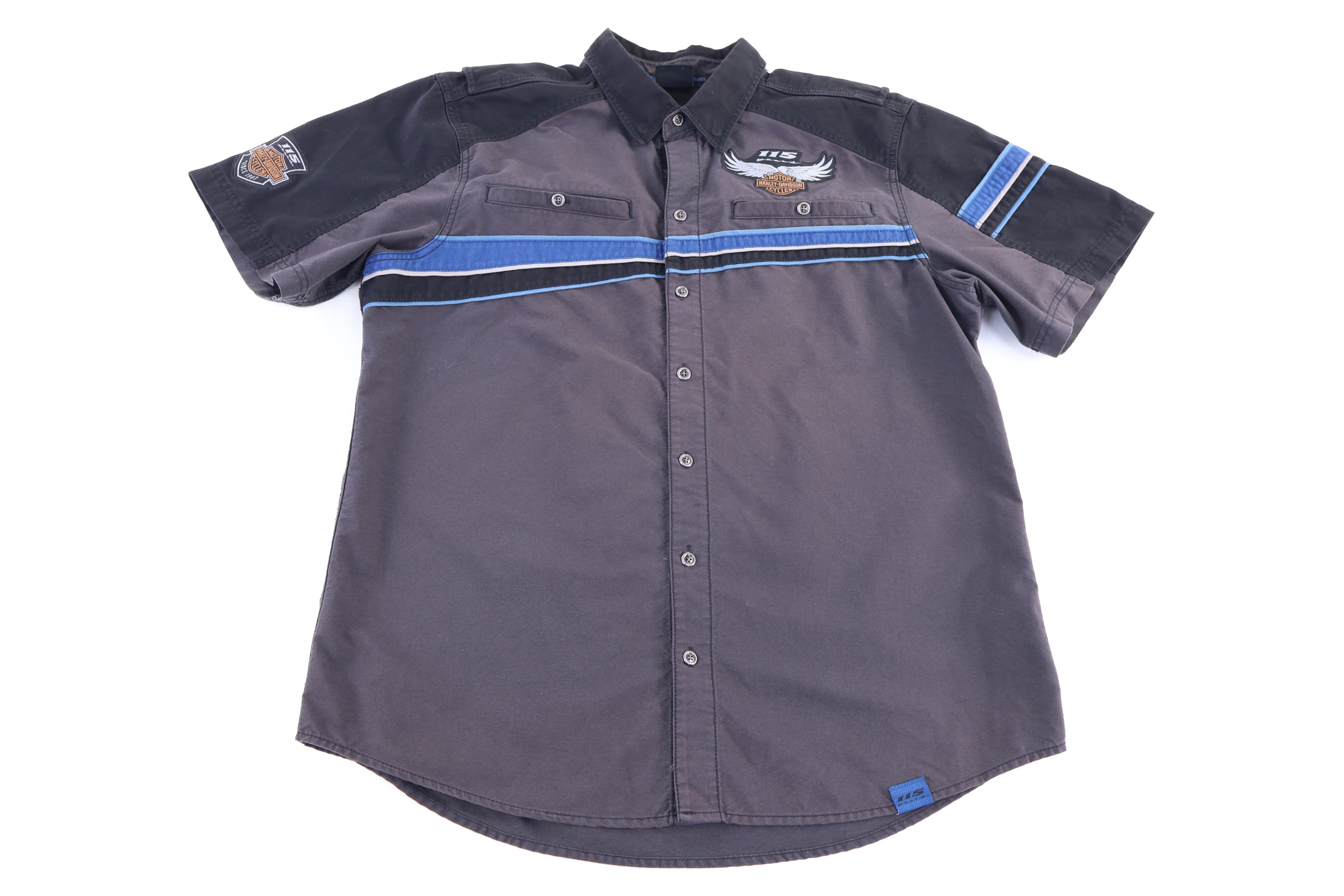 Harley Davidson Motorcycles Button Down - Button Ups/Downs - Thrifted Threads