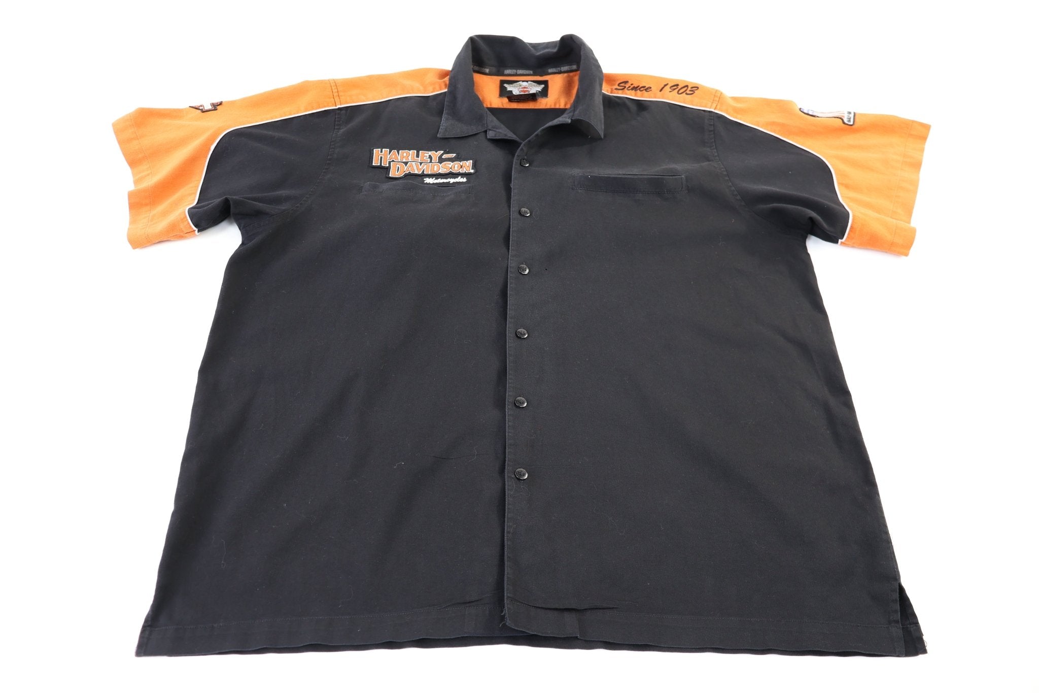 Harley Davidson Motorcycles Button Down - Button Ups/Downs - Thrifted Threads