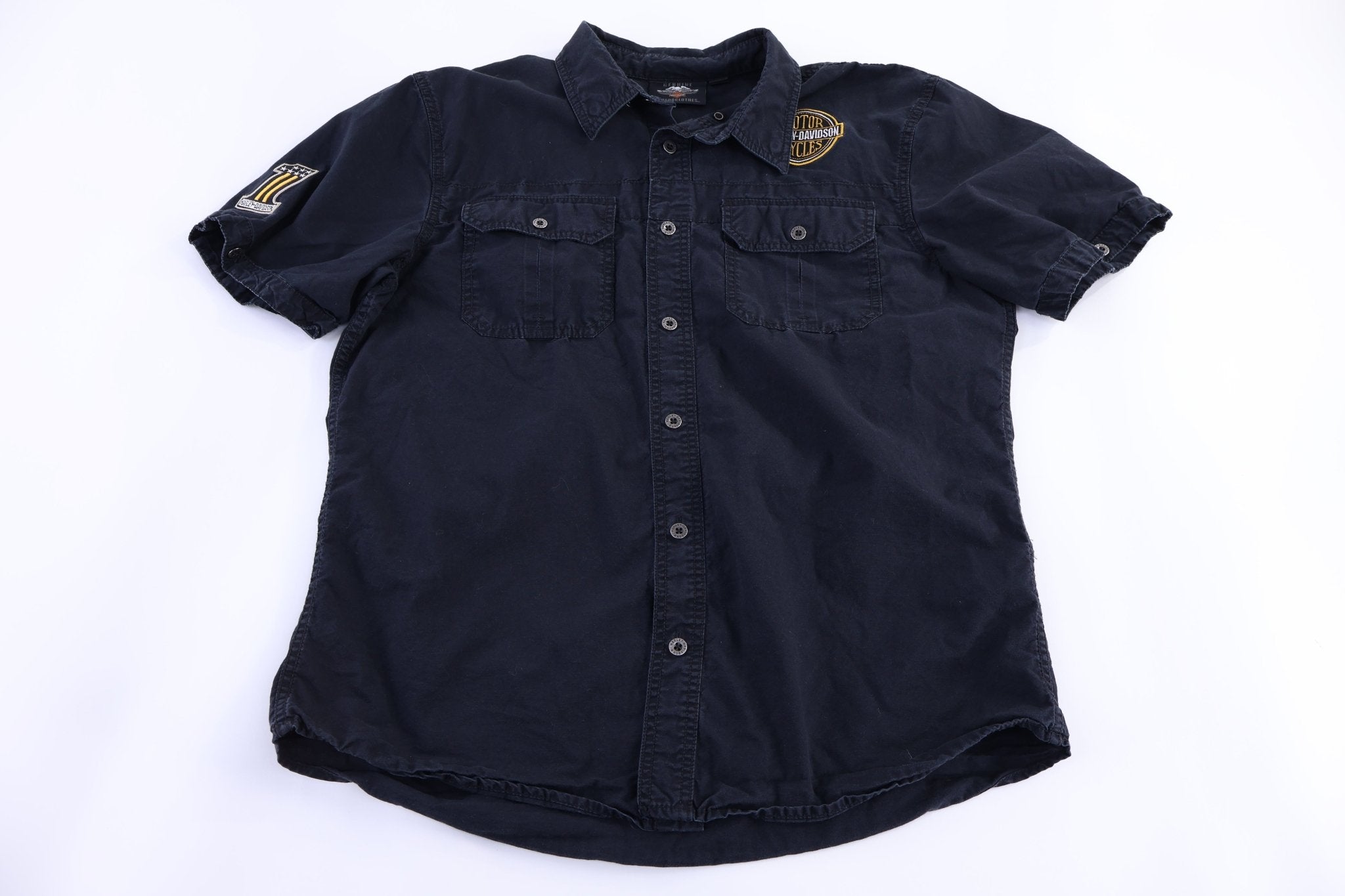 Harley Davidson Motorcycles Button Down - Button Ups/Downs - Thrifted Threads