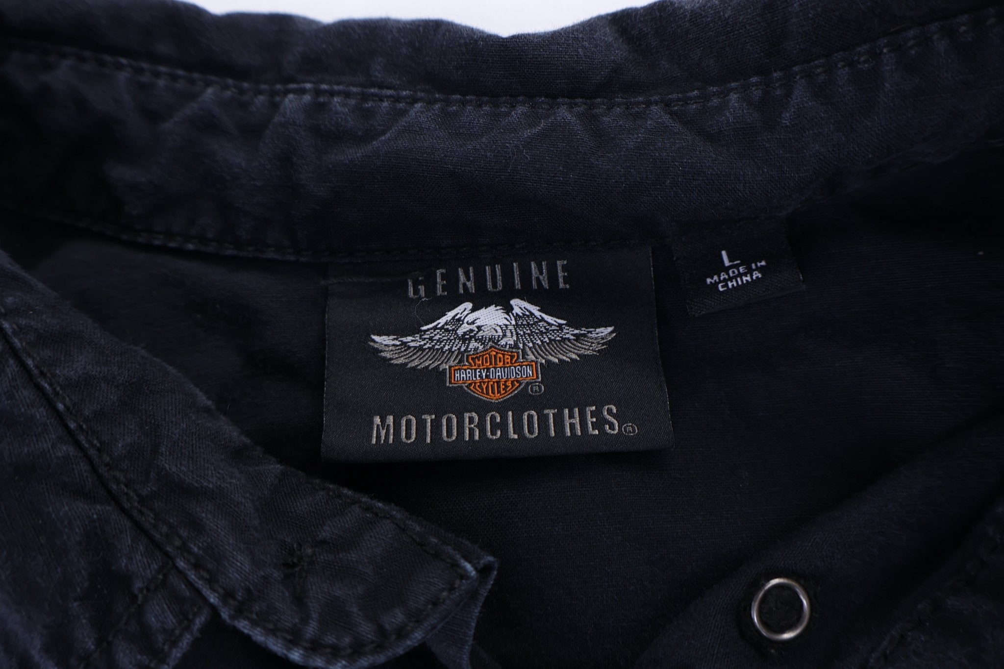 Harley Davidson Motorcycles Button Down - Button Ups/Downs - Thrifted Threads