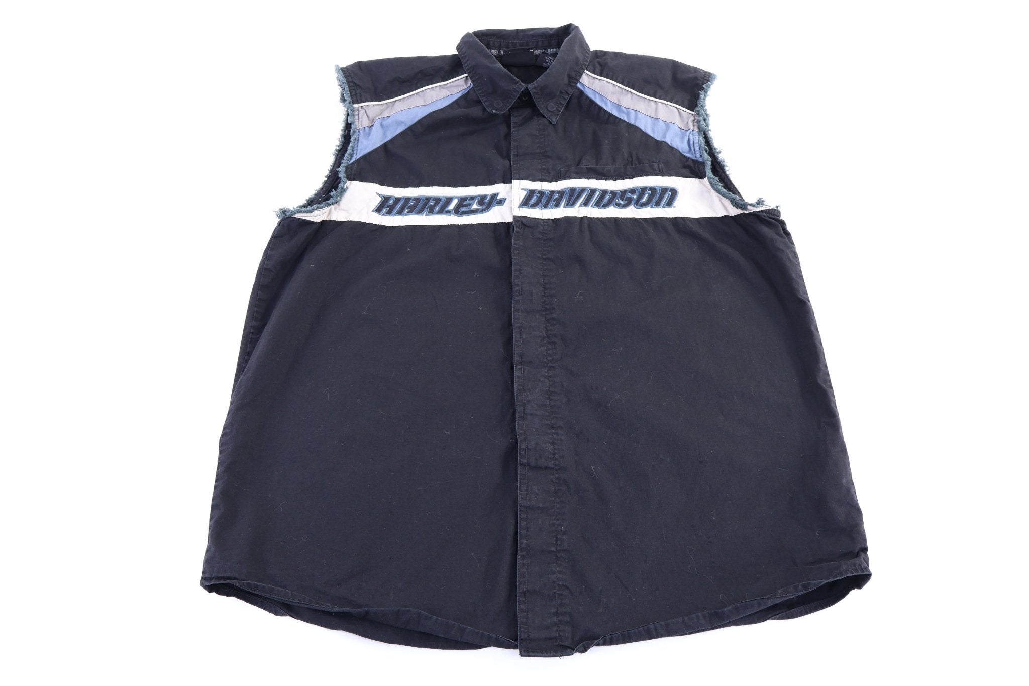 Harley Davidson Motorcycles Button Down - Vest - Thrifted Threads