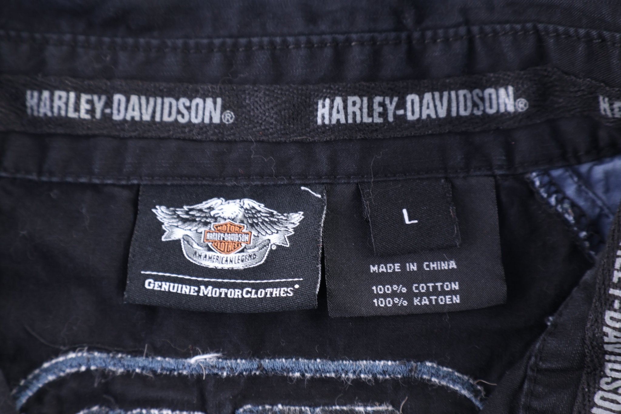 Harley Davidson Motorcycles Button Down - Vest - Thrifted Threads