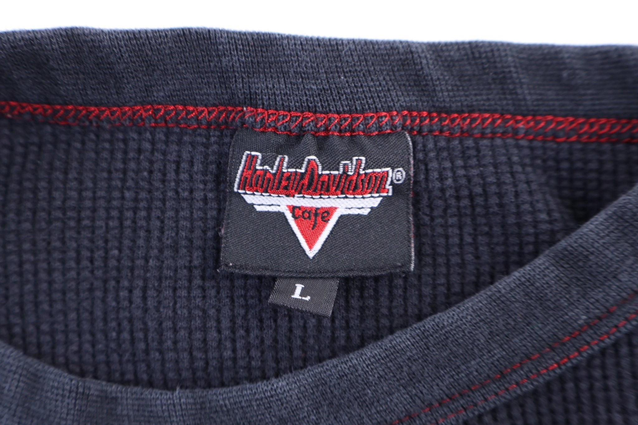 Harley Davidson Motorcycles Cafe LS T-shirt - Shirts & Tops - Thrifted Threads