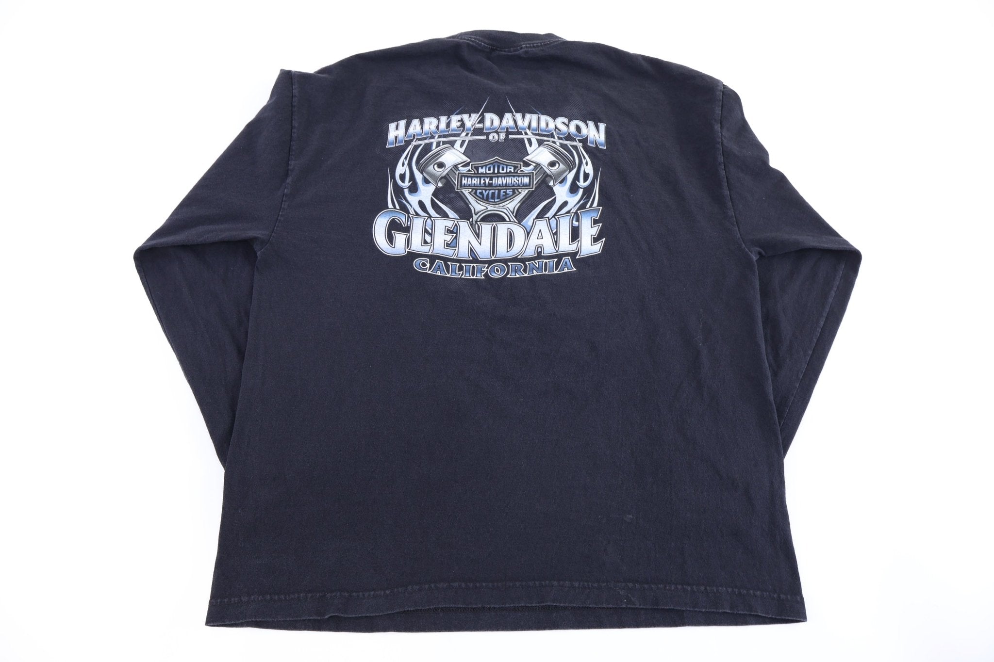Harley Davidson Motorcycles California LS T-shirt - Shirts & Tops - Thrifted Threads