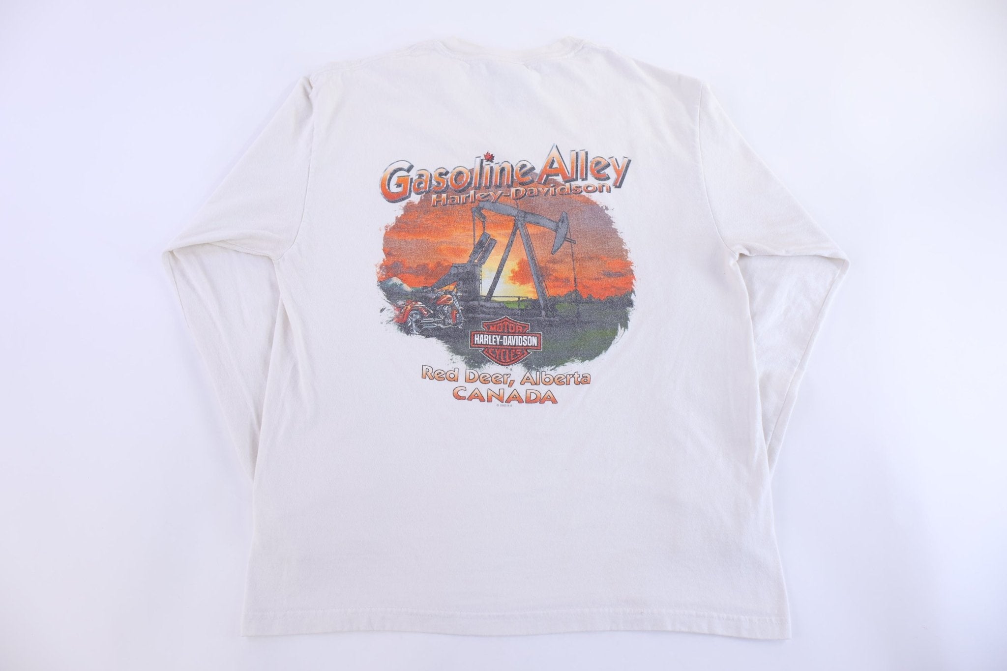 Harley Davidson Motorcycles Canada LS T-shirt - Shirts & Tops - Thrifted Threads