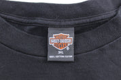 Harley Davidson Motorcycles Cartersville, Georgia Eagle & Lightning LS T-Shirt - ThriftedThreads.com