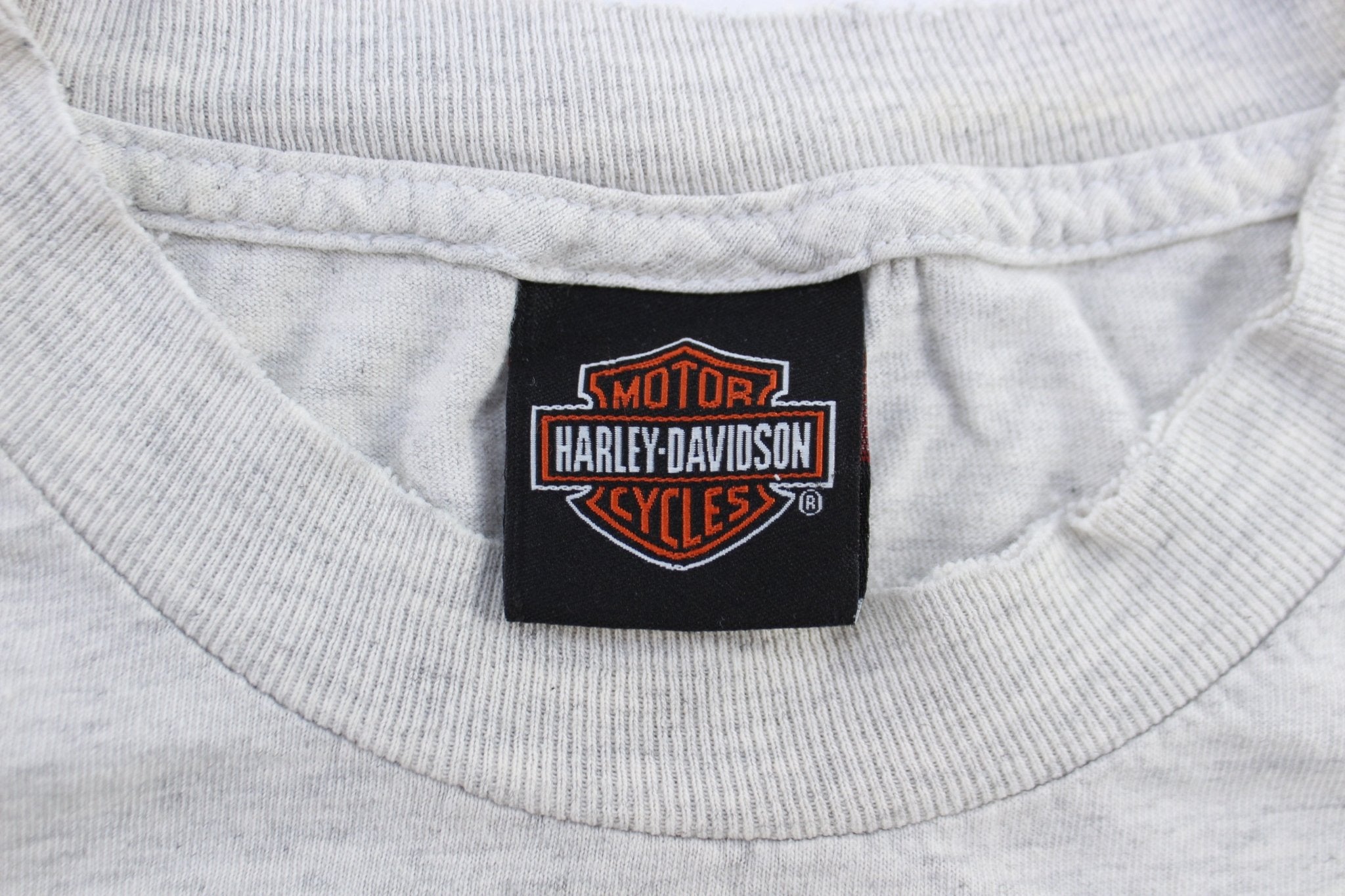 Harley Davidson Motorcycles Cayman Islands, B.W.I. Grey Tank Top - ThriftedThreads.com