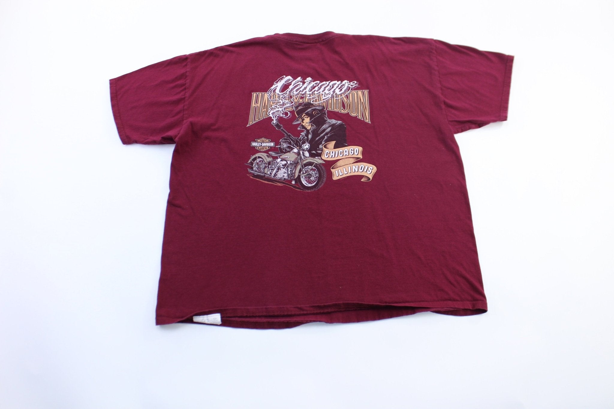 Harley Davidson Motorcycles Chicago, Illinois T-Shirt - ThriftedThreads.com