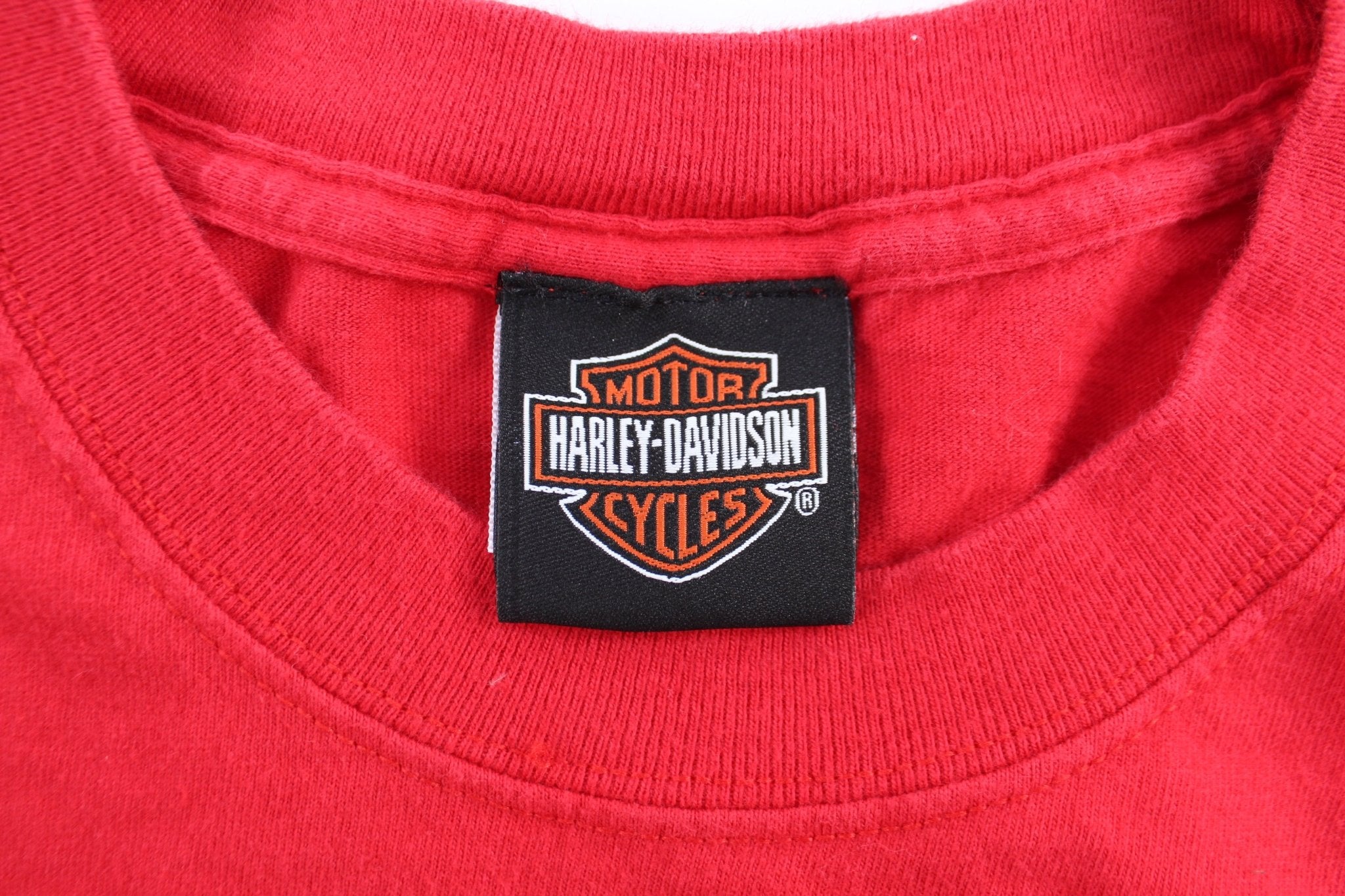 Harley Davidson Motorcycles Daytona Beach, Florida LS T-Shirt - ThriftedThreads.com
